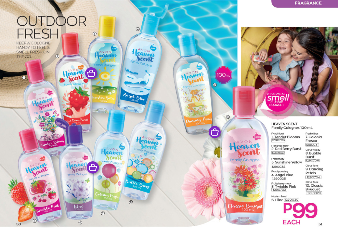 Heaven scent perfume discount avon