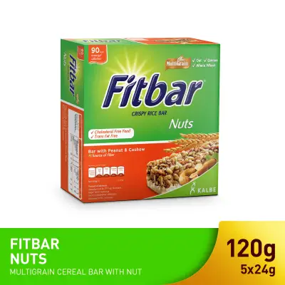 Fitbar Nuts Multipacks 5x24g (Cereal Bars)
