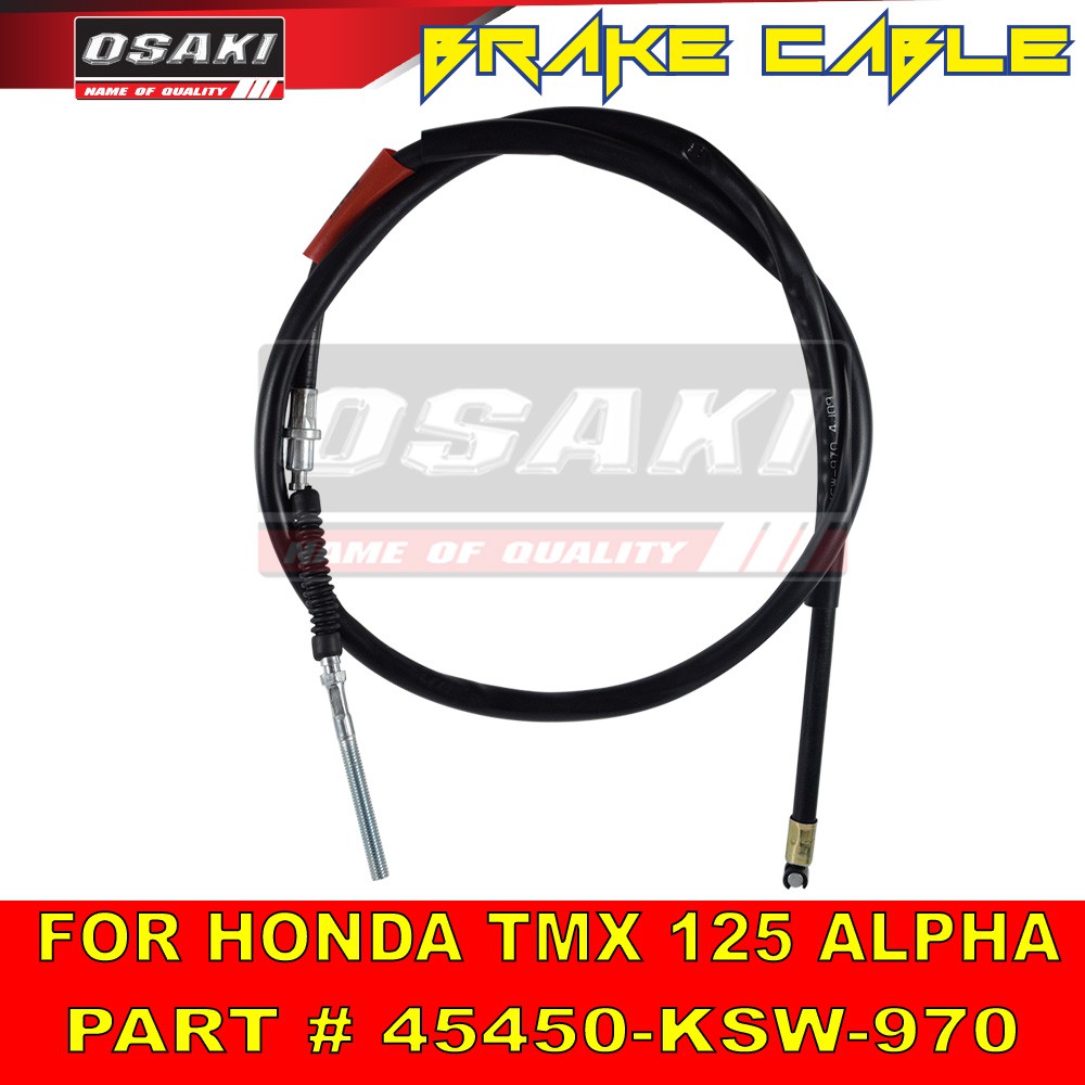 OSAKI TMX 125 ALPHA Cables (Brake, Clutch, Speedometer, Throttle