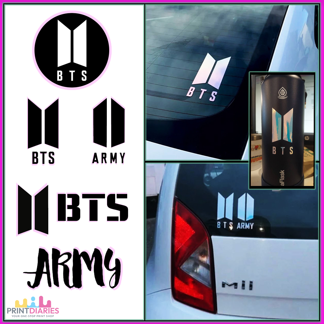 Bts Logo #1 Sticker by Autumn Saul - Fine Art America