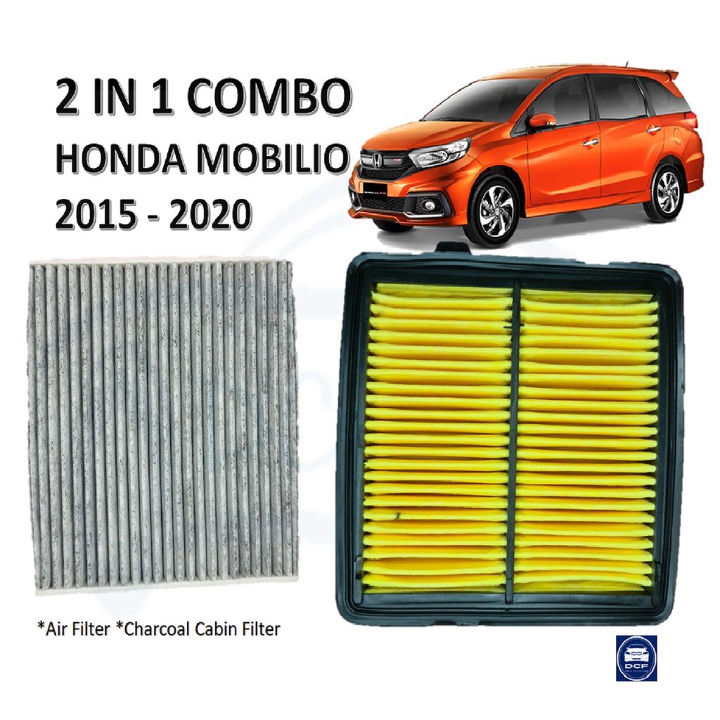 2 in 1 Combo HONDA Mobilio (2015 2019) Air filter and Charcoal