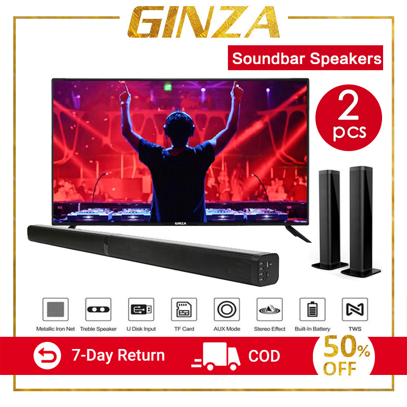 (Detachable)Bluetooth Speaker Bluetooth Sound Bar with BuiltIn Sub