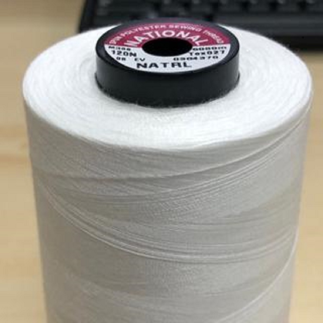 Coats American White Spun Polyester Bobbin Thread