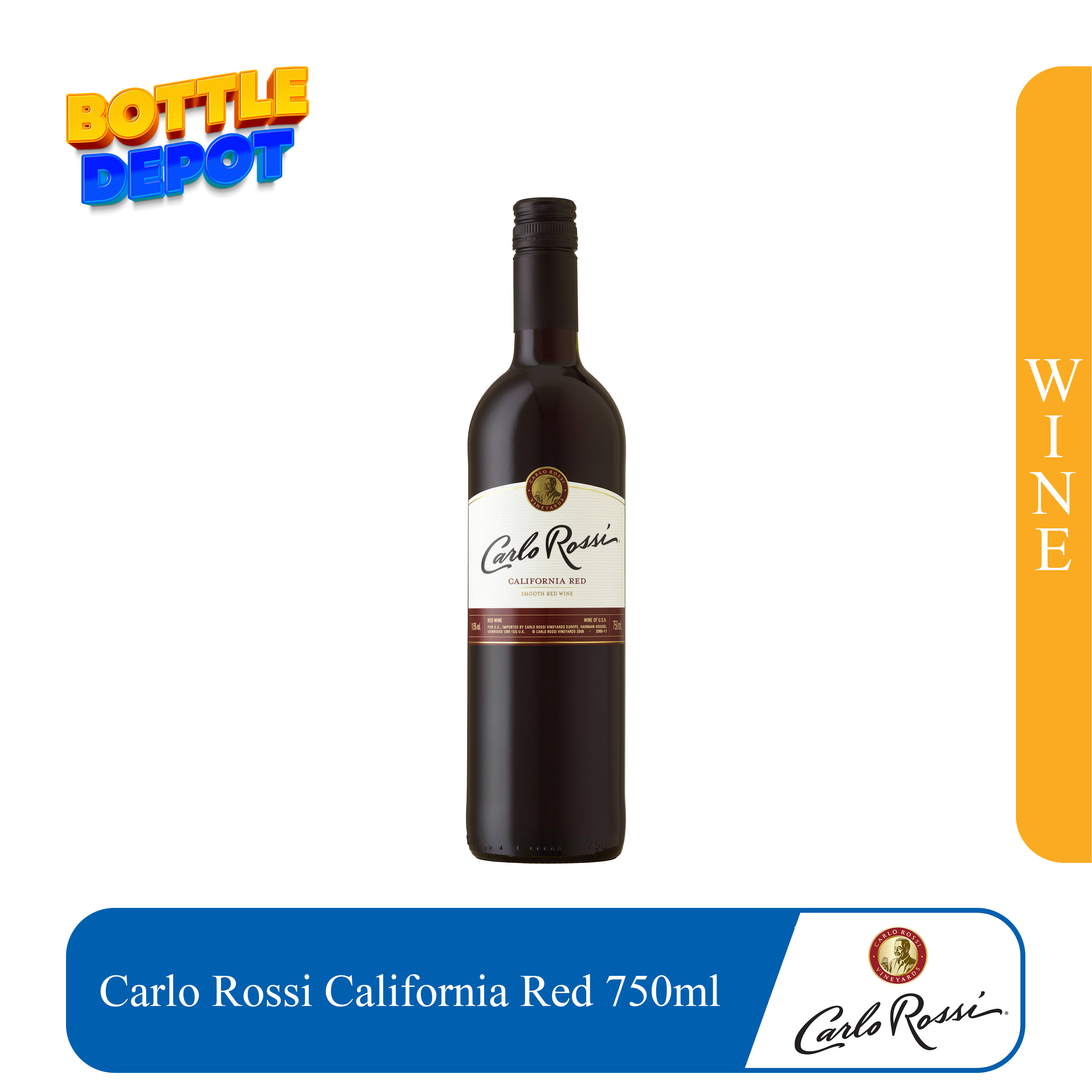 Carlo Rossi California Red Wine 750ml Lazada PH