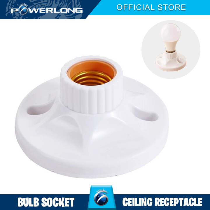 POWERLONG PH Ceiling Receptacle Light Bulb Socket Standard Sizes For ...