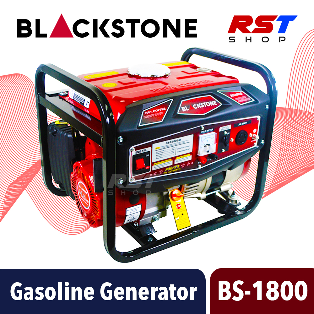 Blackstone Gasoline Generator BS1800 Manual Start or Electric Start