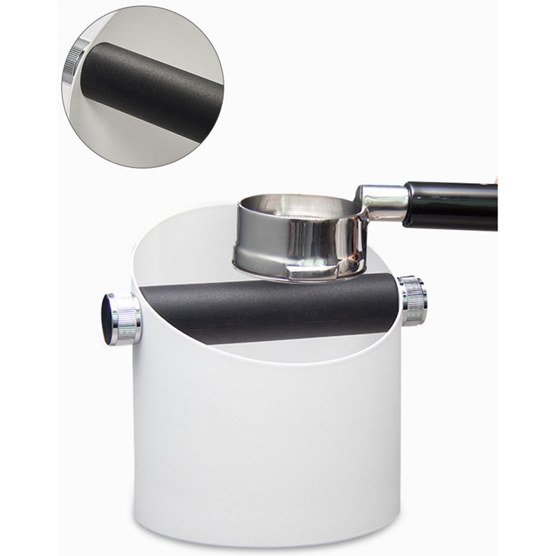 Knock Box for Coffee with Removable Knock Bar Espresso Bin for Home Kitchen Office Espresso Machine Accessories