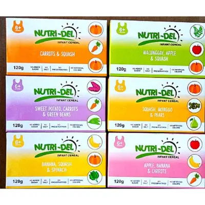 Best-selling fast shipments NUTRIDEL 120g BABY CEREAL Baby Food (Nutridel)