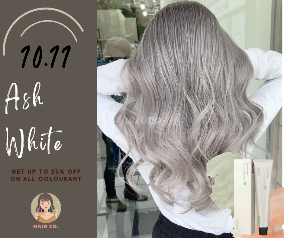  Ash White Hair Color (Bremod Premium Series) 100ml | Lazada PH