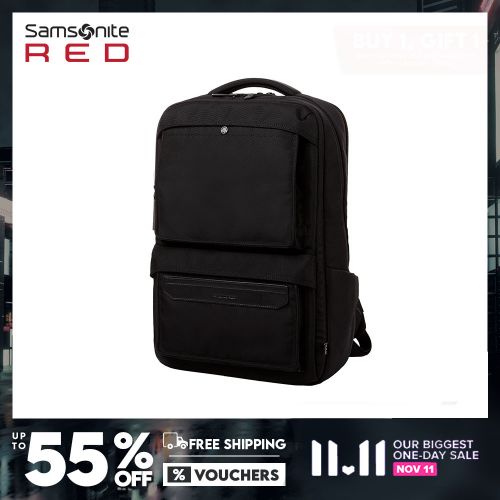 samsonite red balot backpack