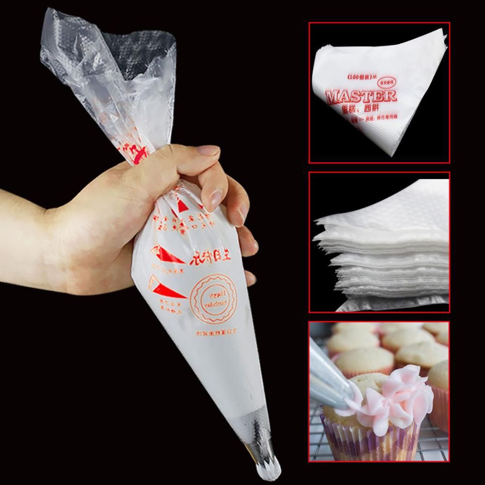 Amazon.com: 100PCs Icing Piping Bags and Tips Set-Cookie,Cupcake Icing Tips Cake  Decorating Kit Baking Supplies-48 Numbered Cake Frosting Piping Tips with  Reusable& Disposable Pastry Bags with Pattern Chart&Ebook: Home & Kitchen