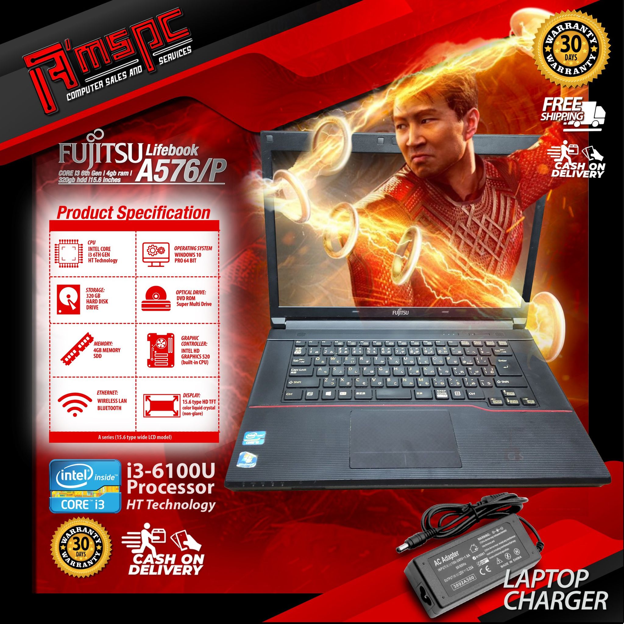 FUJITSU Notebook LIFEBOOK A576 Core i3 8GB 新品SSD480GB ...