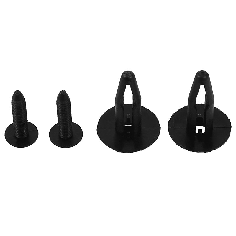 25pcs Plastic Rivets Fastener Car Bumper Push Clips 32mm Long Black Ygvfd Thaipick 