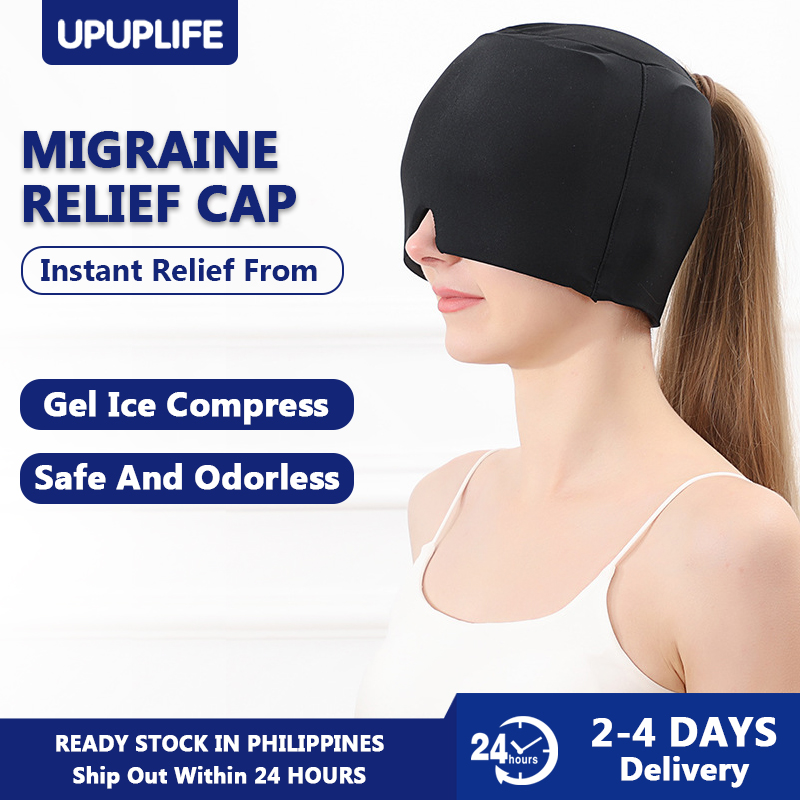 【UPUPLIFE】Migraine Relief Cap Gel Headache Relief Hat Comfortable And