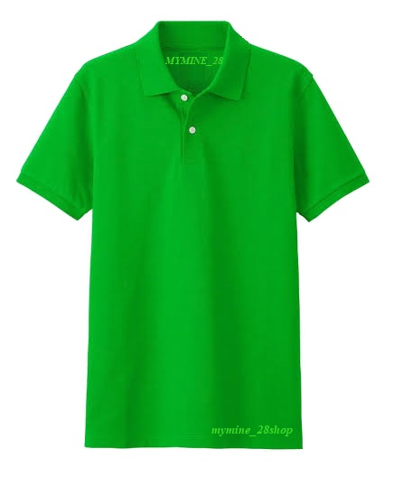 apple green polo shirt