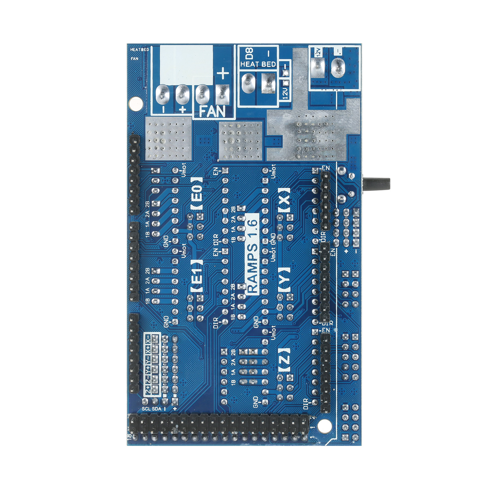Ramps 1.6 Control Board Base on Ramps 1.5 4-layer Control Panel Board with Heatsink Expansion Mainboard for 3D Printer Parts & Accessories
