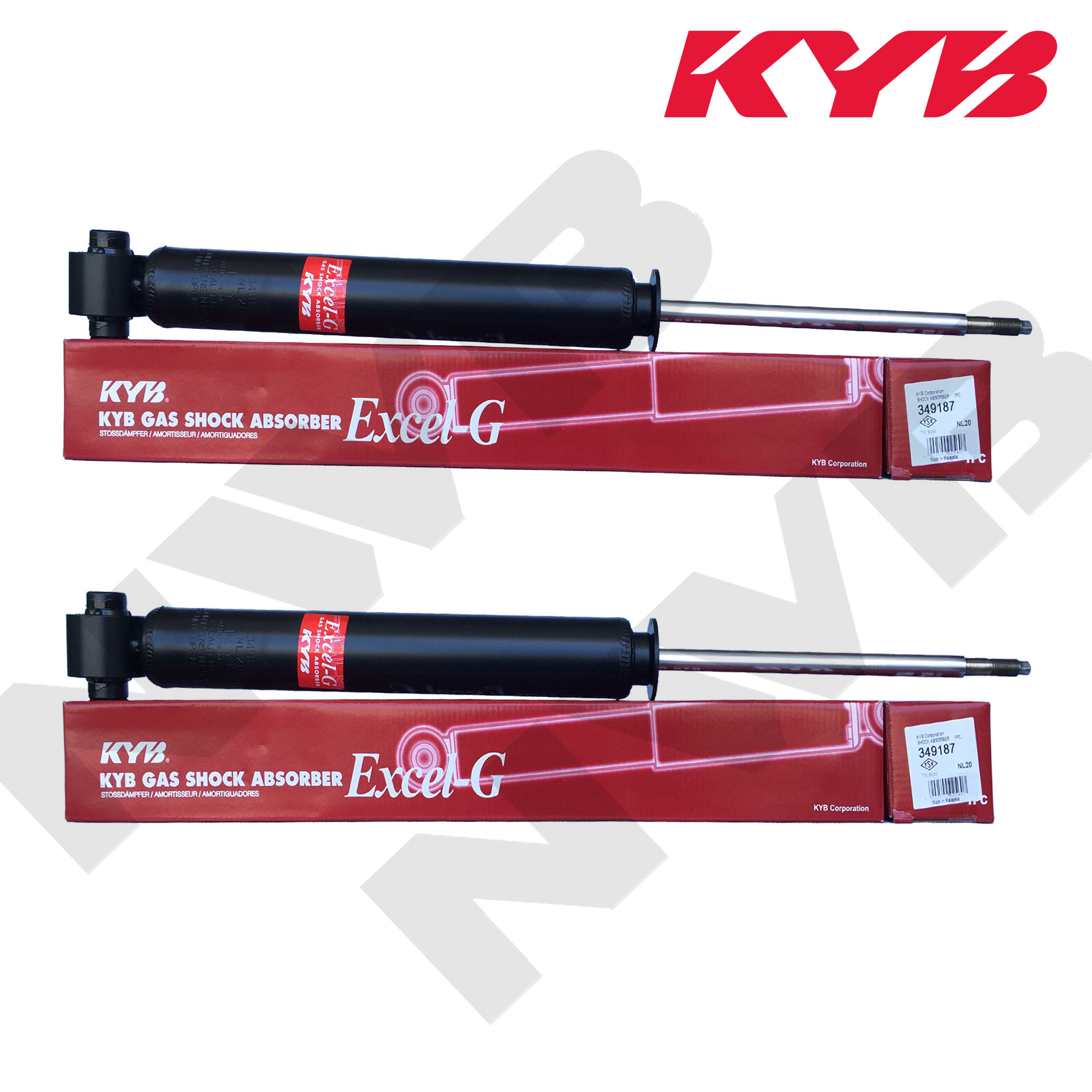 Ammortizzatore Posteriore KYB Excel-G 349187 Per Hyundai Ix35 - Ricambio Di Alta Qualità - 2