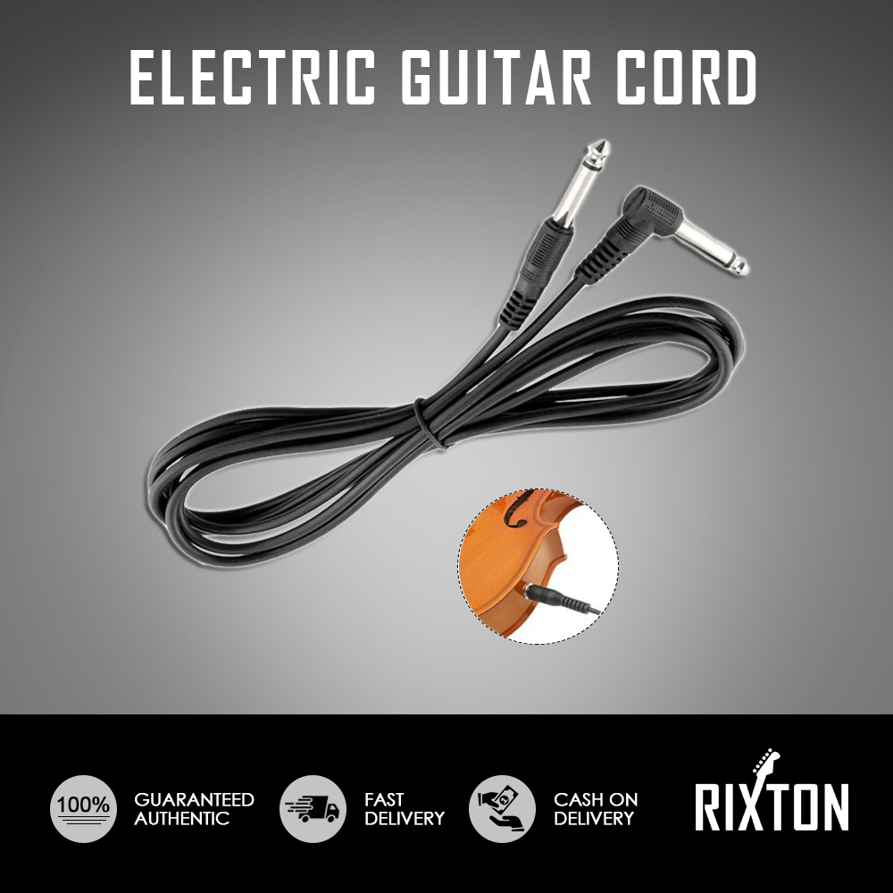 Electric Guitar Cable Wire Cord 3 Meter 6.5mm Jack Electric Guitar Bass