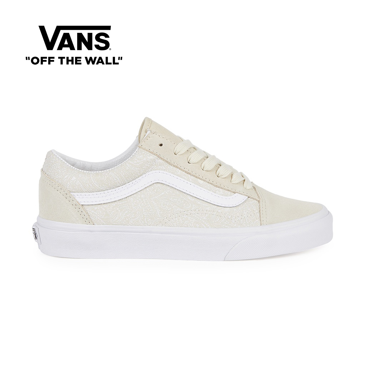 Vans Old Skool Princess Paisley Bone White Sneakers For Unisex | Lazada Ph