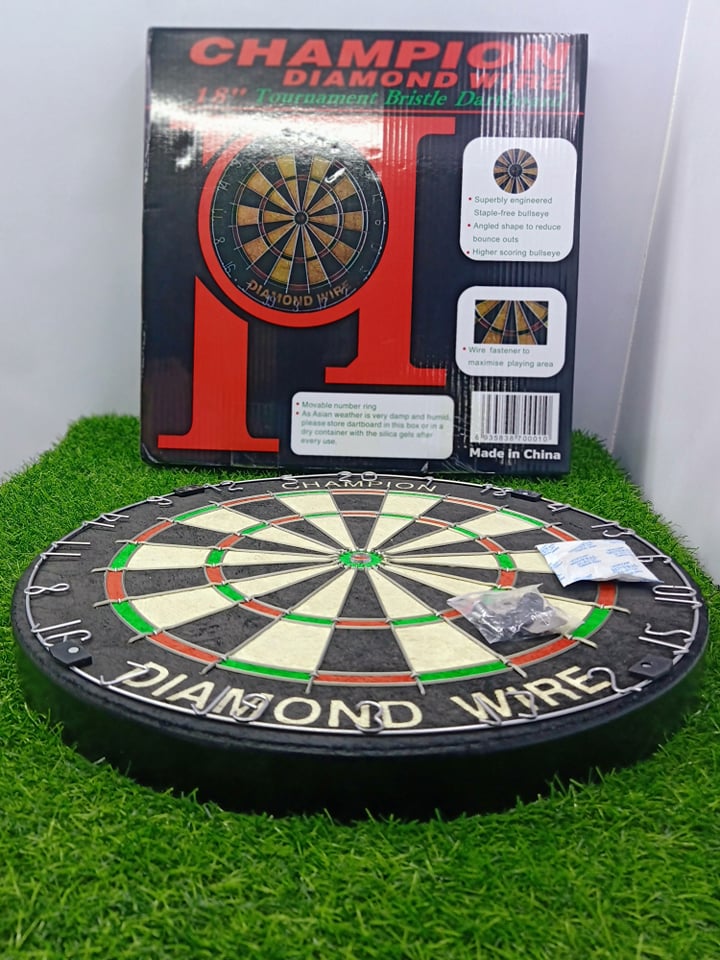 BRAND NEW CHAMPION DART BOARD DIAMOND WIRE FOR DART GAMES / GAMIT SA LARONG DARTS / COD Lazada PH
