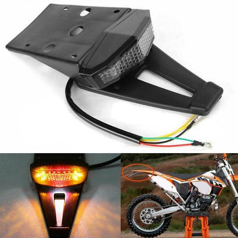 2020 dirt bike led rear fender brake tail light turn signal off-road for ktm