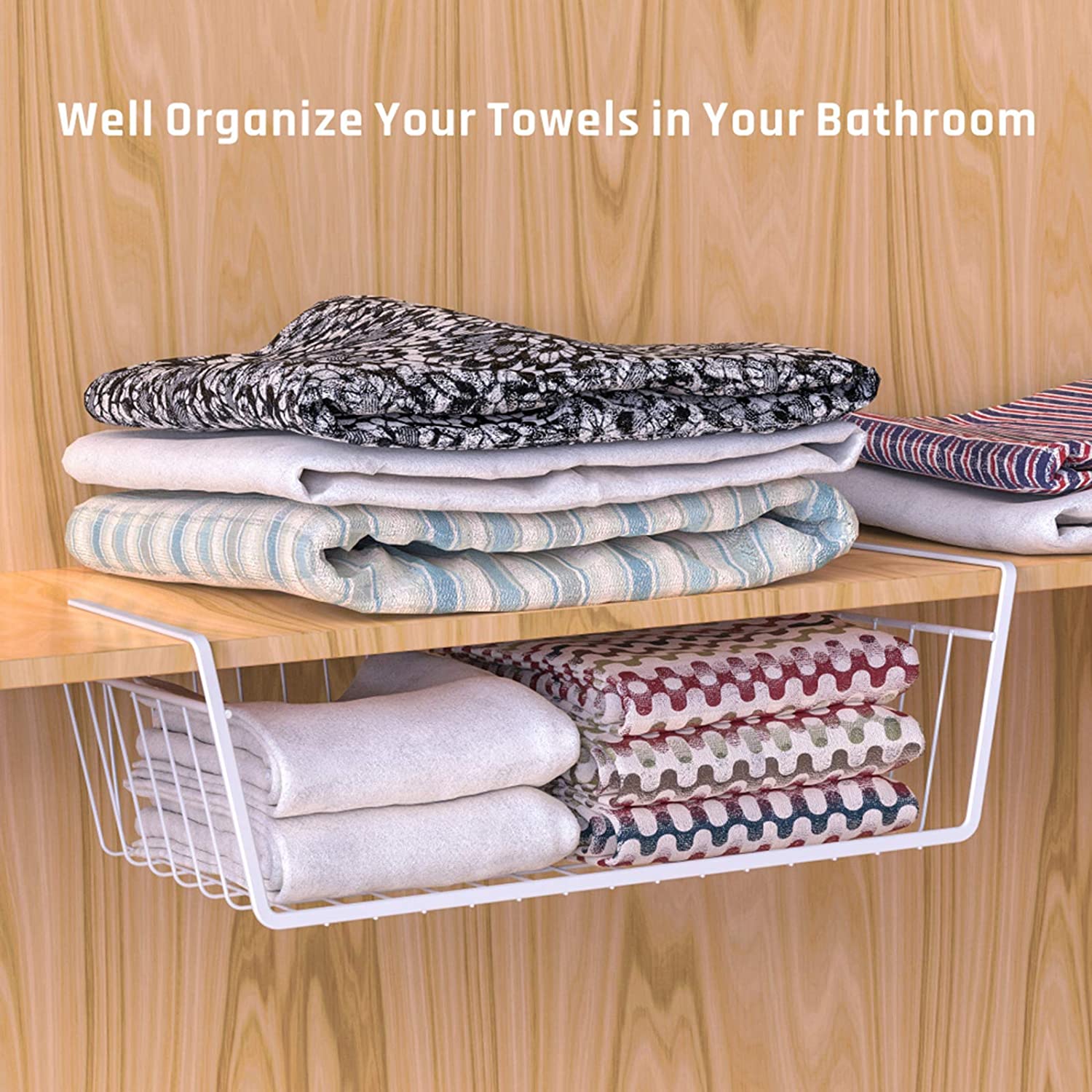 Under Shelf Basket Slides Under Storage Shelf Wire Baskets