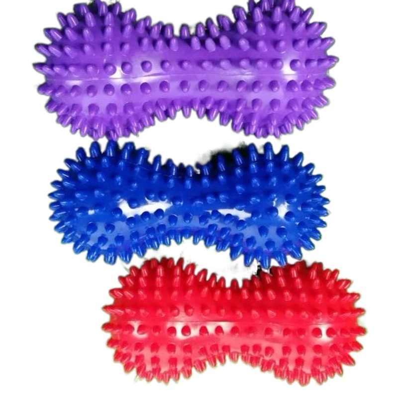 PVC Peanut Shape Massage Yoga Fitness Ball Stress Relax Body Spiky ...