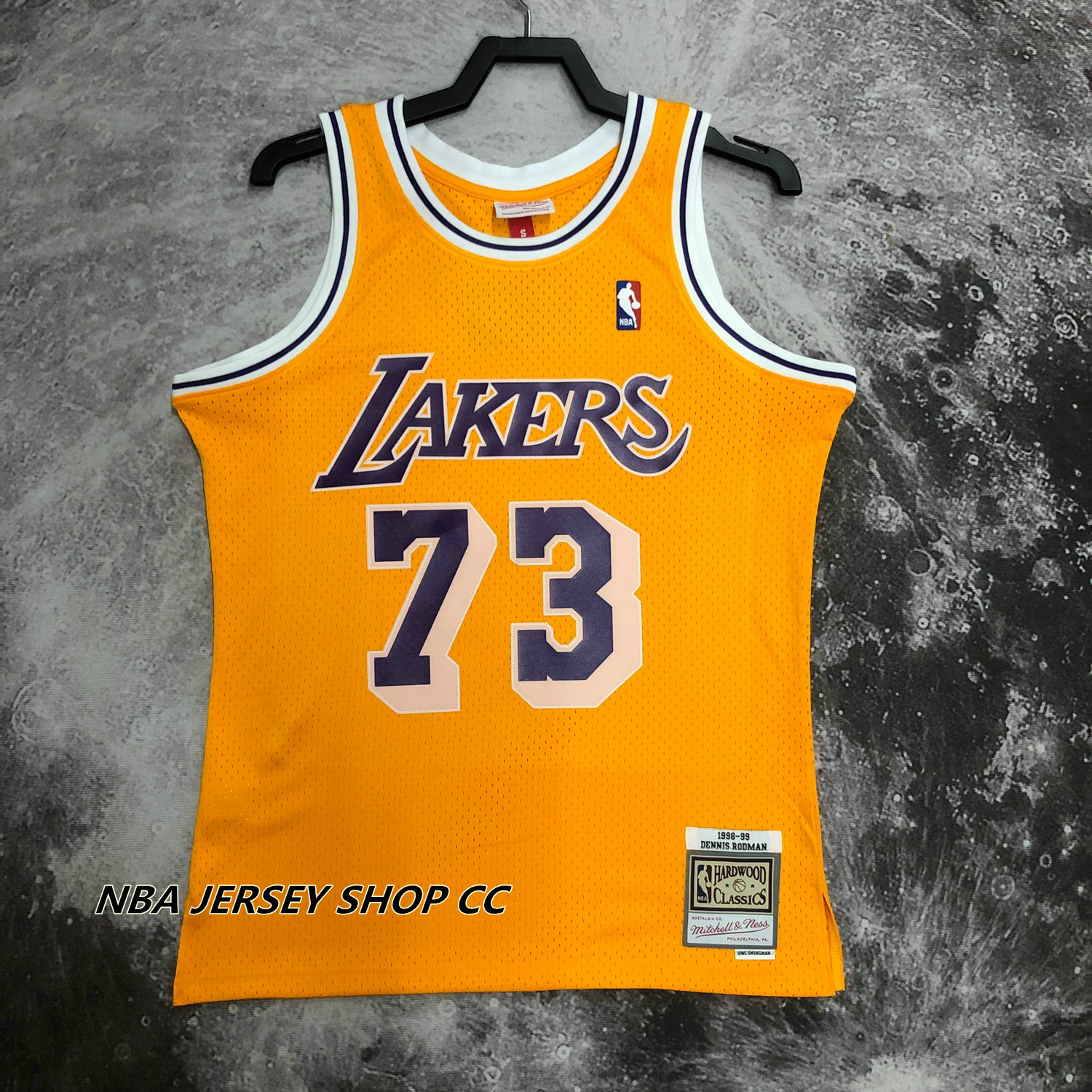 Los Angeles Lakers Mens Jersey Mitchell & Ness #73 Dennis Rodman Swing –  THE 4TH QUARTER