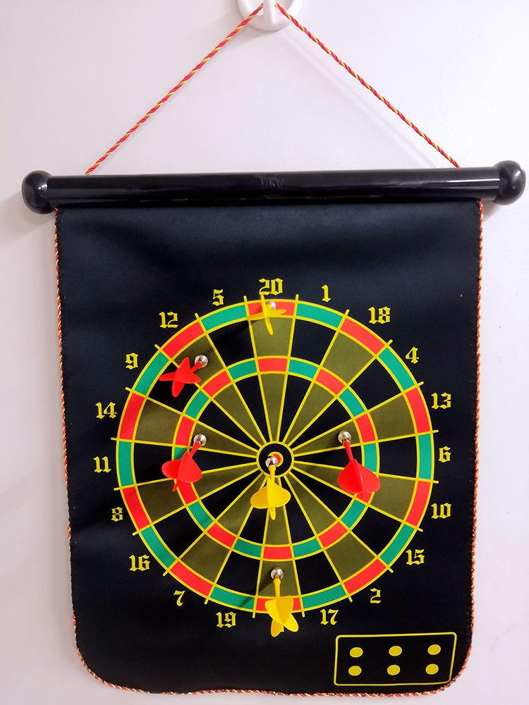 W&G big PLAYING DART BOArd Magnet Dartboard indoor and out door 41*43 ...