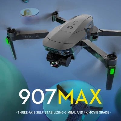2021 SG907 Max Drone 3-axis Gimbal Professional 5G 4k Camera Brushless 1.2KM Gps Rc Drone Toy Rc Four-axis Professional Foldable RC Quadcopter