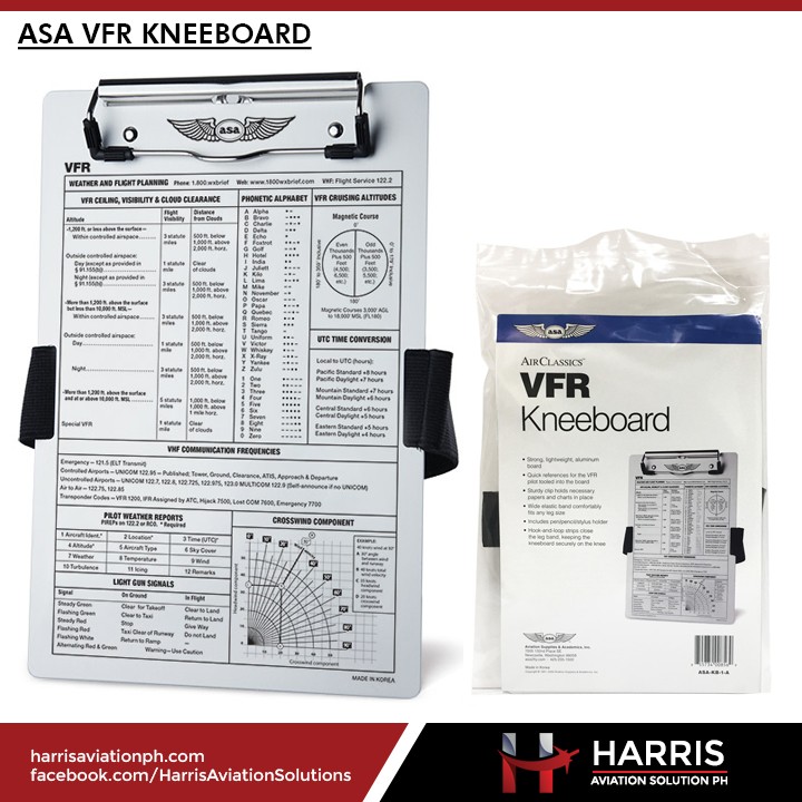 ASA VFR KNEEBOARD (Clipboard) Lazada PH