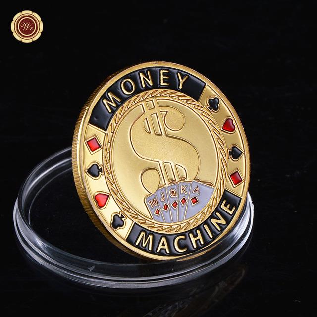 WR Casino Las Vegas Poker Chips Gold Coins Collectibles with Coin Holder  Challenge Coin Souvenirs Original Gifts Dropshipping
