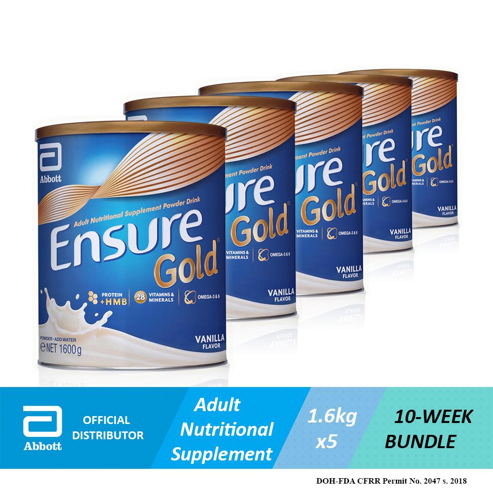 Ensure Gold HMB Vanilla 1.6kg Bundle of 5