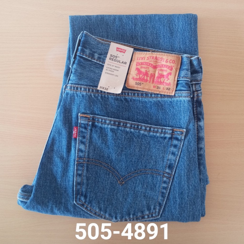 Authentic Levi's 505 Regular Fit Jeans for Men | Lazada PH