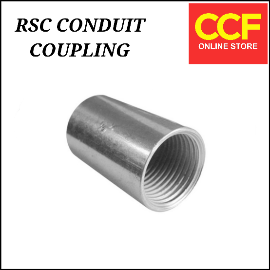 RSC Conduit Coupling Copling Steel 3/4" 1" ( Sold per piece ) Lazada PH