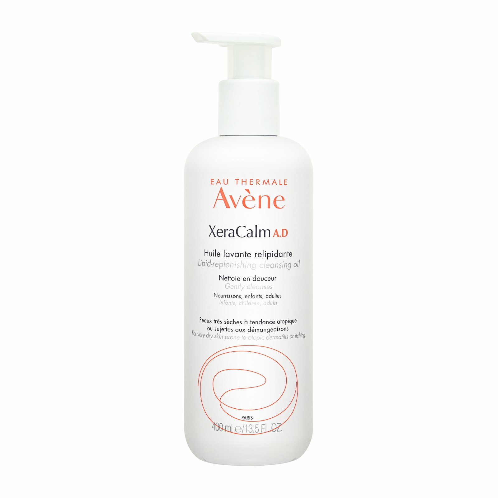 avene xeracalm oil cleanser
