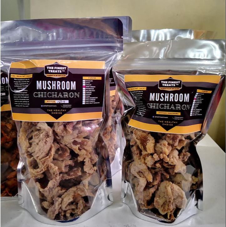 CRISPY MUSHROOM CHICHARON ALUMINUM POUCH Mushroom Chicharon Retail ...