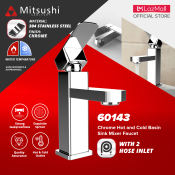 Mitsushi Stainless Steel Basin Sink Mixer Faucet
