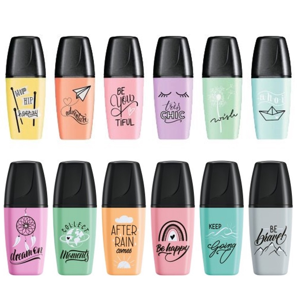 STABILO Boss Mini Highlighters, Pastel Set of 6