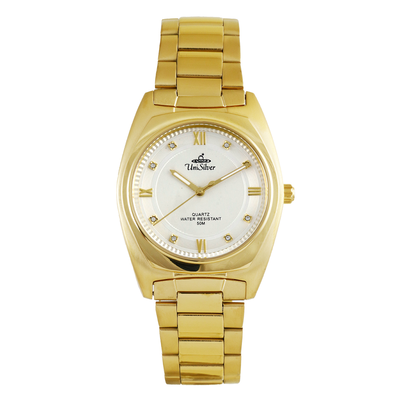 UniSilver TIME Men s Analog Gold Stainless Steel KW4310 1204 Watch