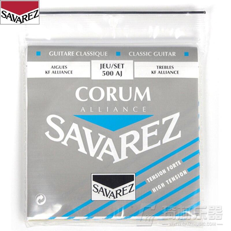 Savarez classical corum high tension set, .025 - .044 classical guitar st 500aj