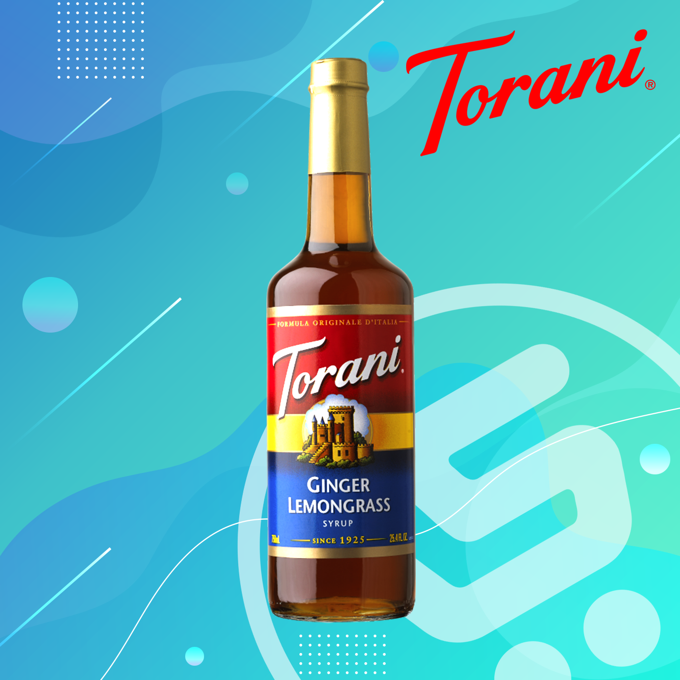 Torani Ginger Lemongrass Syrup 750mL Lazada PH
