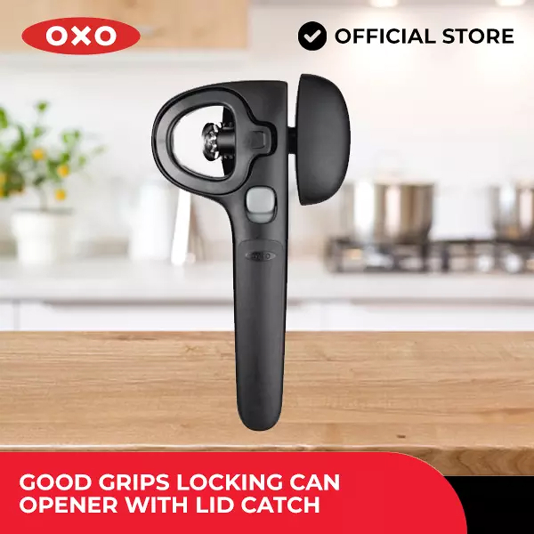 OXO Good Grips Locking Can Opener With Lid Catch 