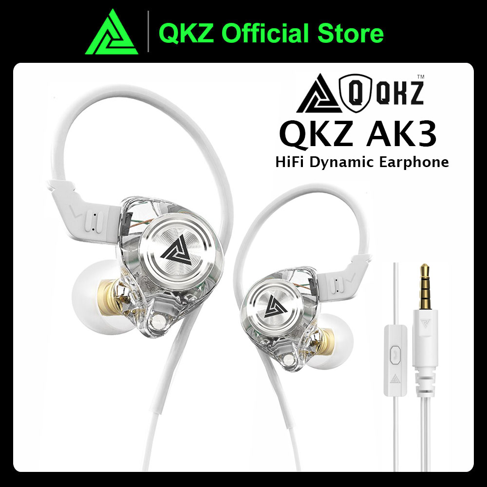 QKZ AK3 Wired Headphones Diaphragm Dynamic Drive With Mic HIFI