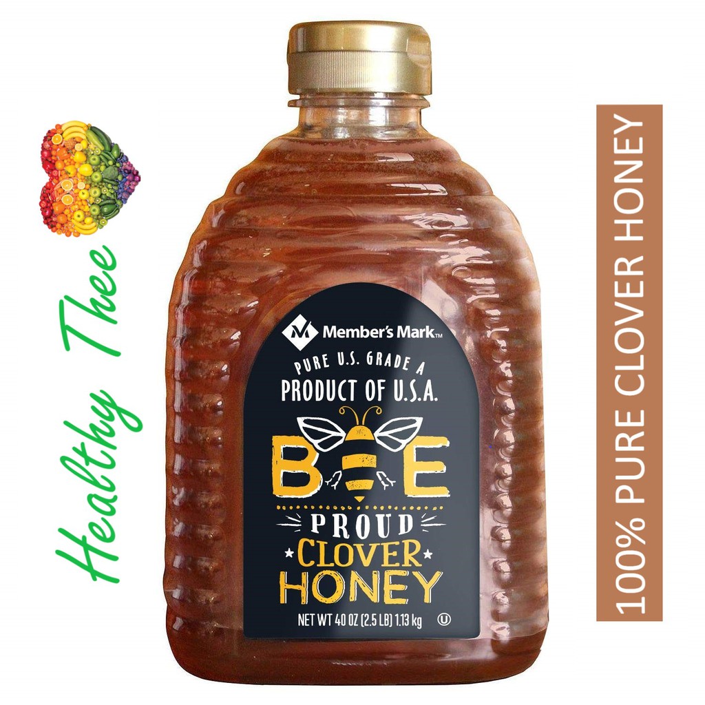 New for Member's Mark Pure U.S. Grade A Bee Proud Clover Honey 40oz 1