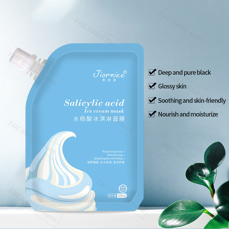 【Ready stock】Salicylic Acid Ice Cream Face Mask Facial Mask For Remove