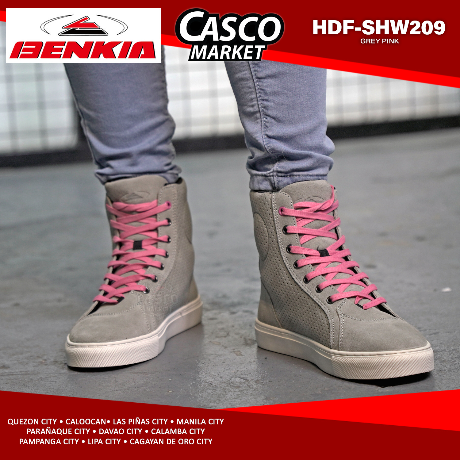 Benkia Womens Riding Shoes BENKIA HDF-SH201 Motorcycle Riding