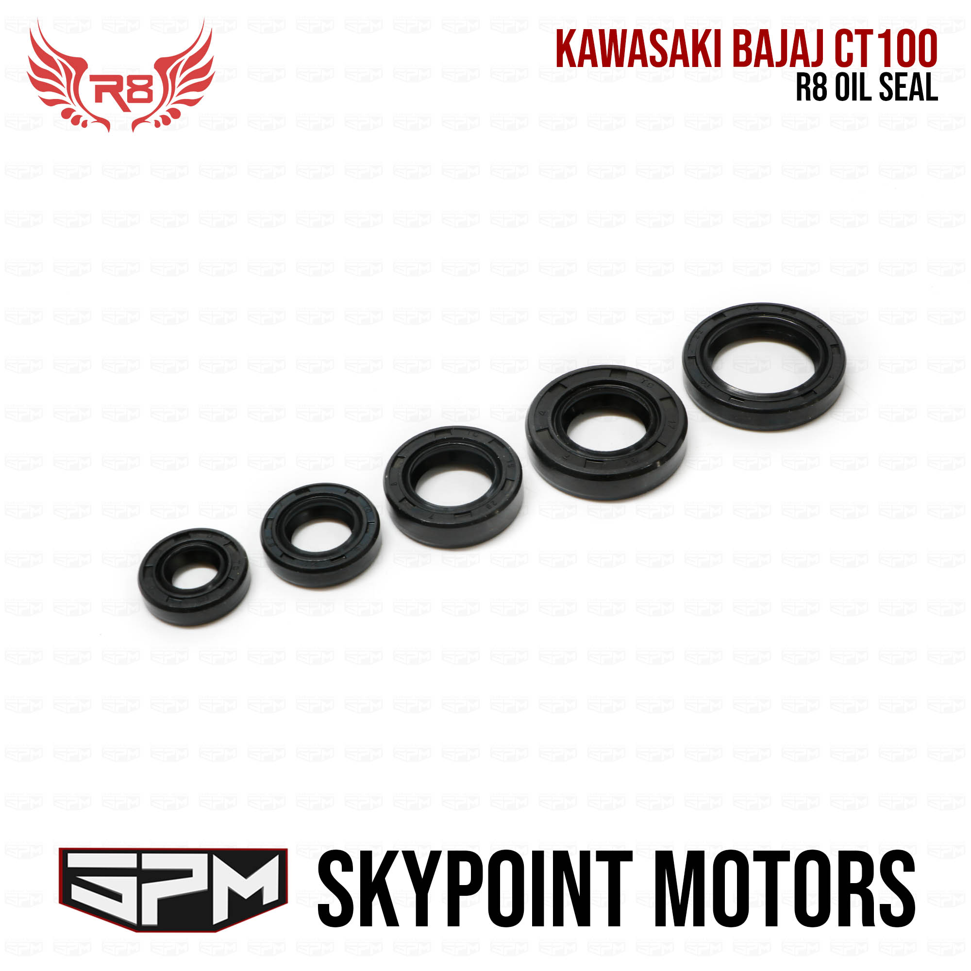 R8 OIL SEAL FOR KAWASAKI BAJAJ CT100 (9857786) Lazada PH