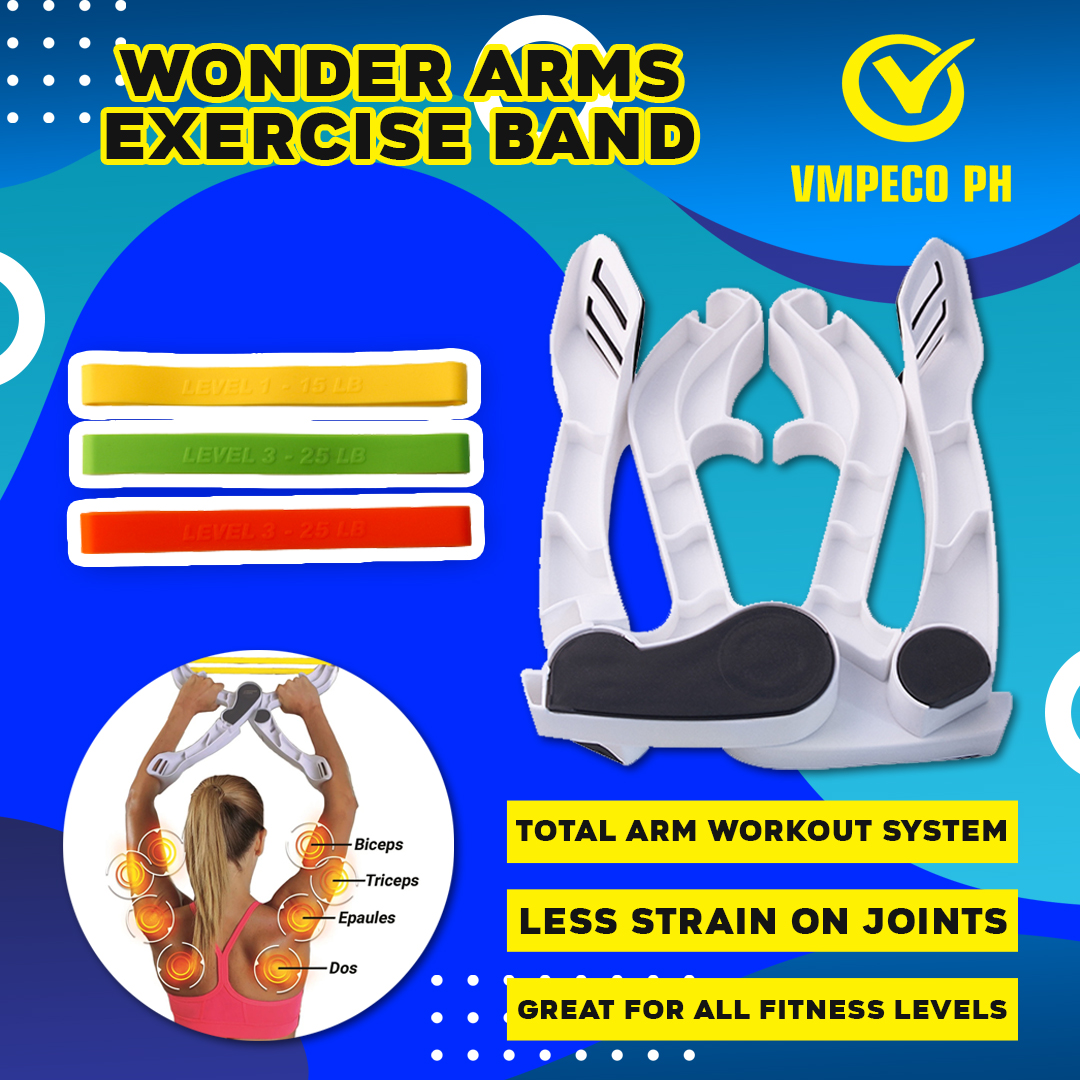 Wonder Arms Total Workout System Resistance Training Bands Exercise Equipment 
