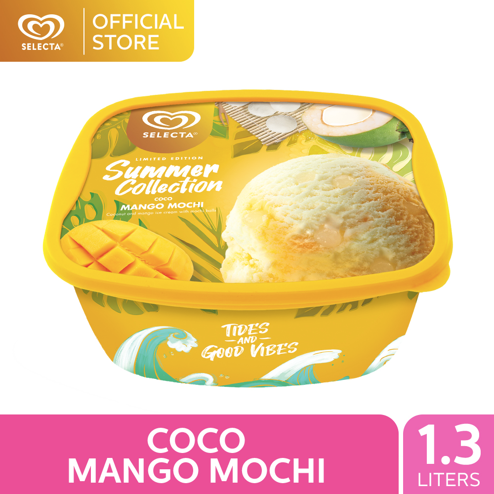 Selecta Coconut Mango Mochi Ice Cream 1 3l Lazada Ph